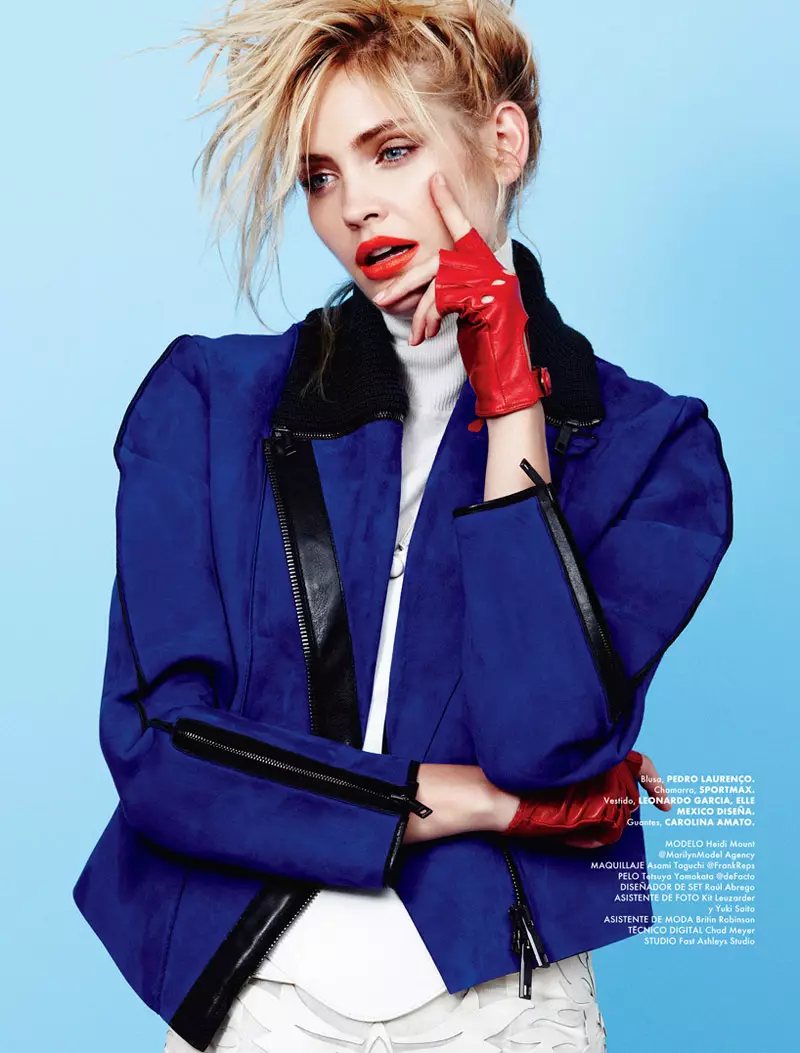 Heidi Mount Dons Urban Flair za Elle Mexico Shoot Takahiro Ogawa