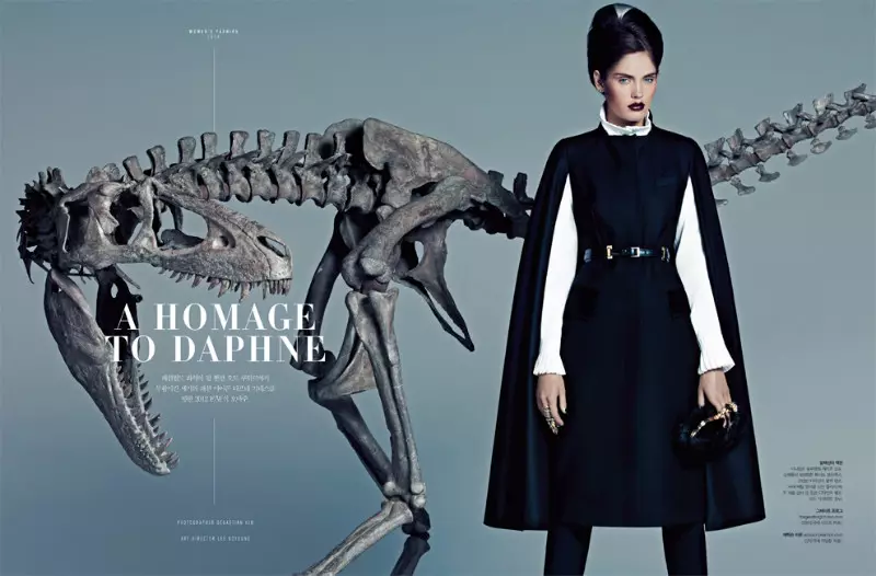 Heidi Mount Channels Daphne Guinness ho an'ny S Magazine Septambra 2012