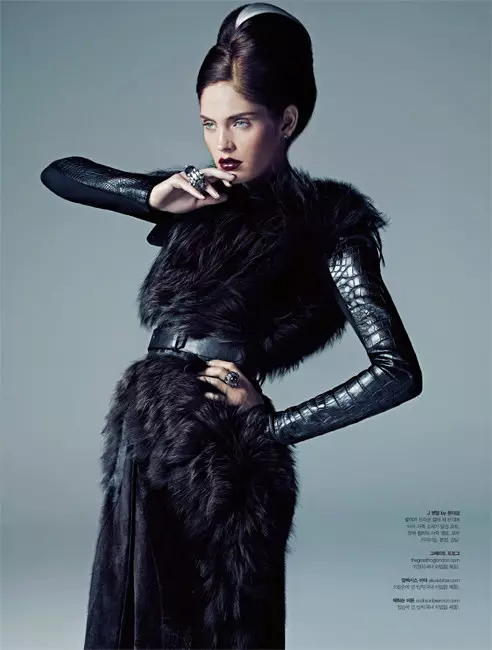 Heidi Mount Channels Daphne Guinness pre časopis S september 2012