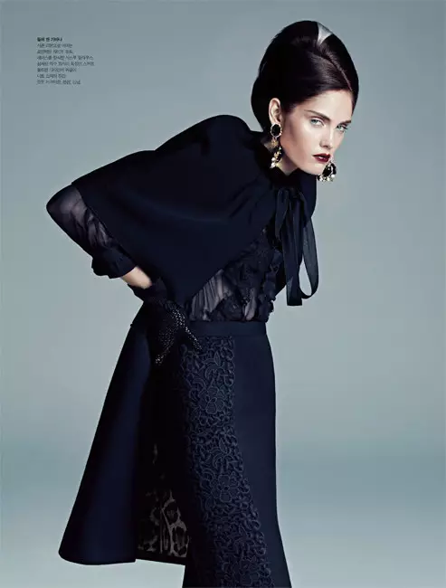 Heidi Mount Channels Daphne Guinness for S ميگزين سيپٽمبر 2012