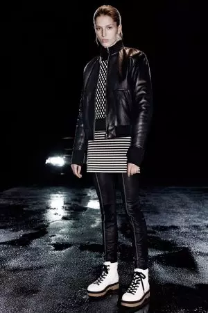 T ku Alexander Wang Dupi Stripes & Jaket Bengkak keur Pra-Ragrag