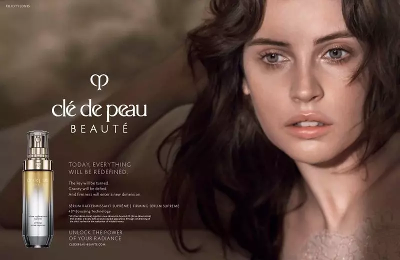 Felicity Jones | Clé de Peau Beauté | Oglasna kampanja