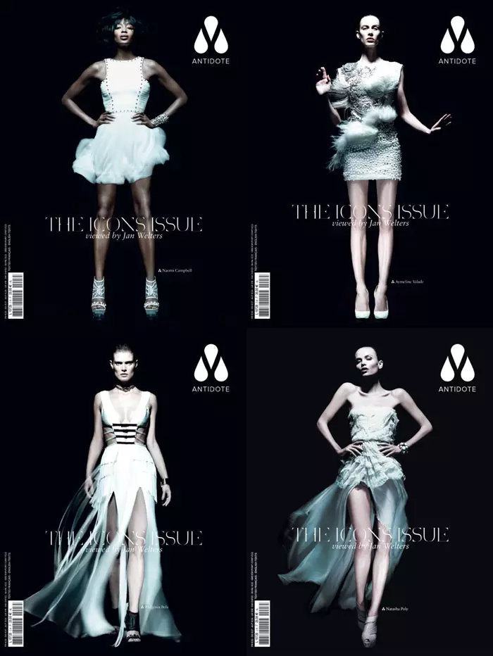 Naomi Campbell, Eva Herzigova, Natasha Poly, Malgosia Bela & Lwm Tus Cover Antidote #3