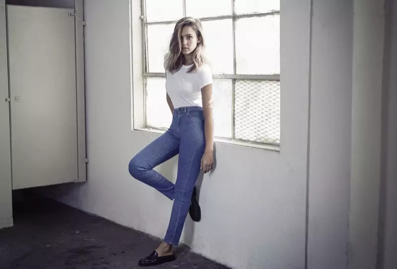 Jessica Alba estrela a campanha primavera-verão 2016 da DL1961