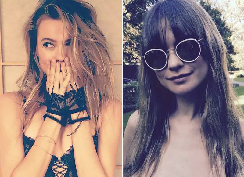 Model Behati Prinsloo debütierte 2015 mit Pony für einen Rock-Chic-Look. Foto: Instagram