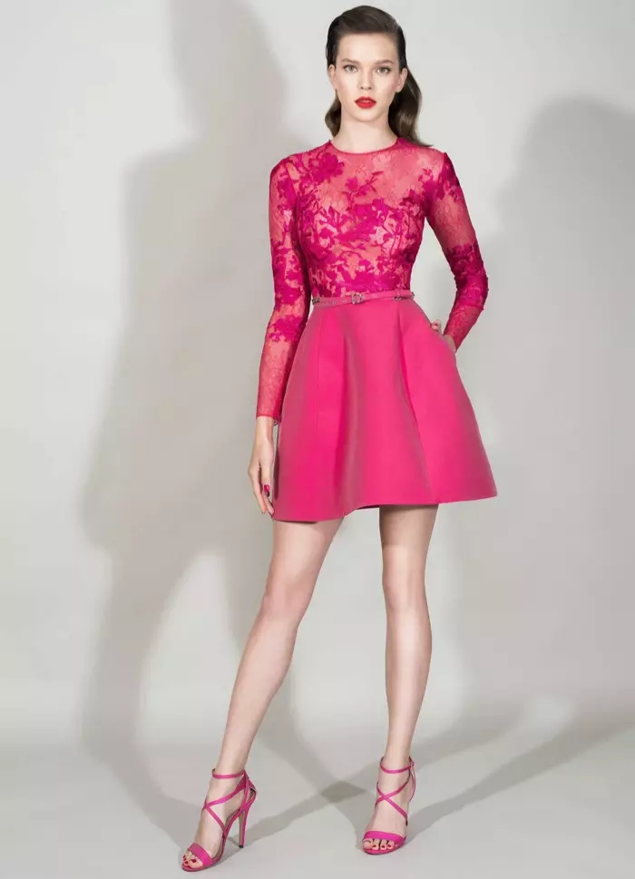 Zuhair Murad's Resort 2016-collectie omarmt flirterige vormen en gedurfde kleuren