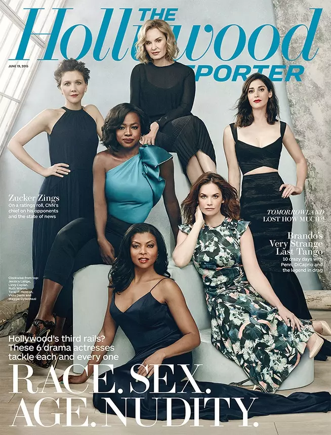 Taraji P. Henson, Viola Davis, Lizzy Caplan, Maggie Gyllenhaal, Jessica Lange, dan Ruth Wilson meliput The Hollywood Reporter