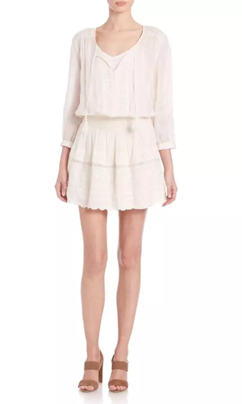 Joie Laton Cotton Eyelet Dress