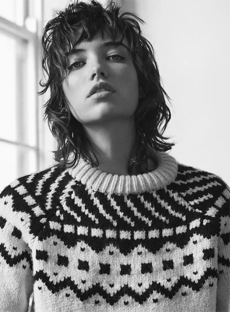 Sweater Jacquard Maħsuda ta' Zara