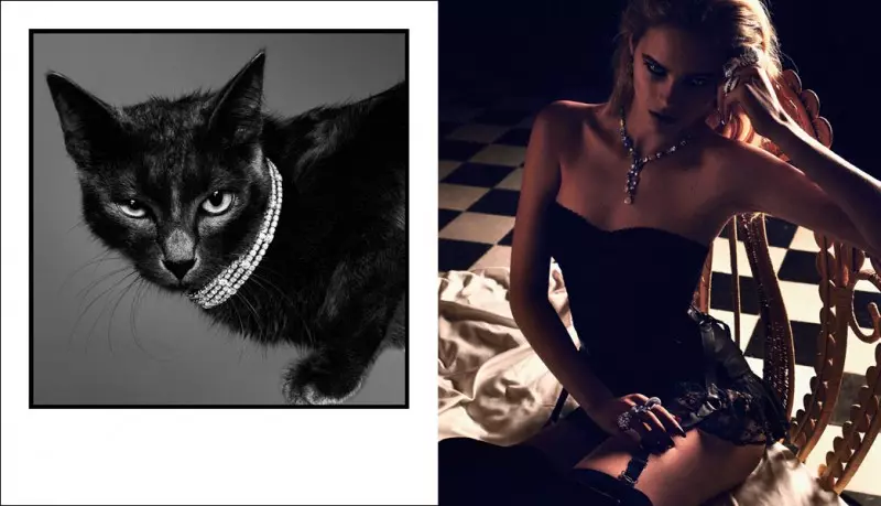 Juju Ivanyuk bliver Cat Lady for Xavi Gordos Rabat Magazine Cover Story