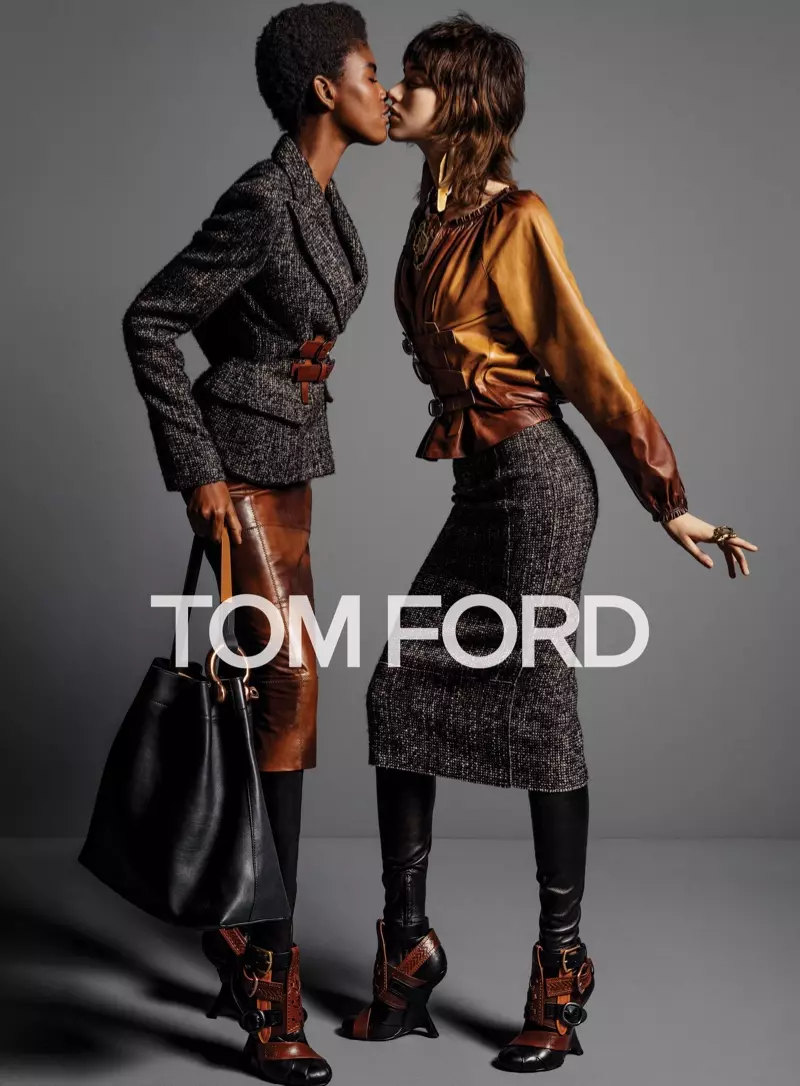 Tom Ford ເປີດຕົວແຄມເປນລະດູໃບໄມ້ຫຼົ່ນ-ລະດູໜາວ 2016