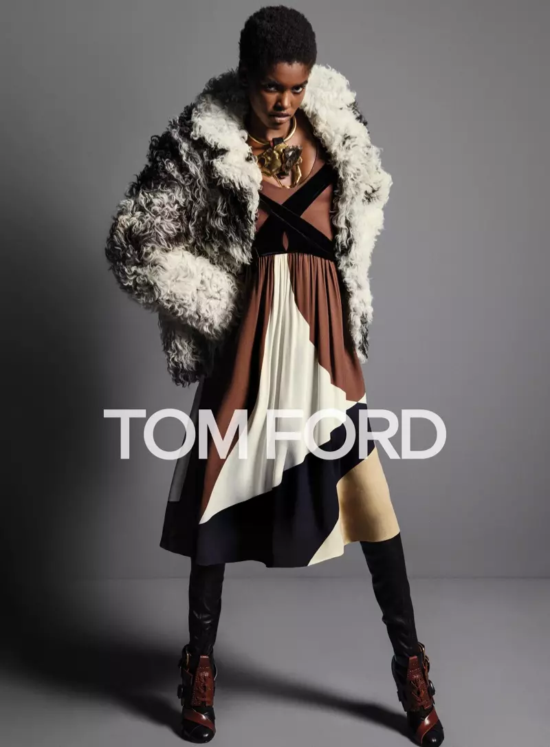 Amilna Estevao mbintangi kampanye iklan musim gugur 2016 Tom Ford