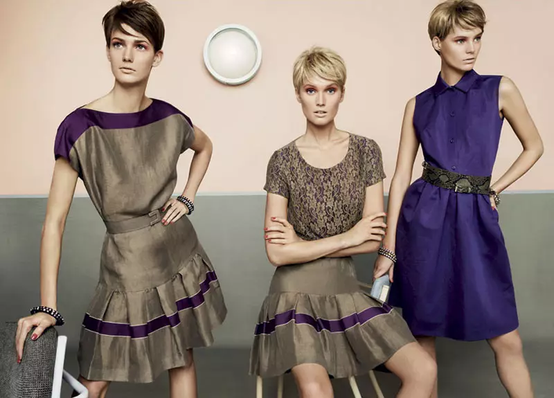 Toni Garrn, Kendra Spears na Juju Ivanyuk Ni Chic Retro kwa Kampeni ya Max Mara Studio Spring 2013