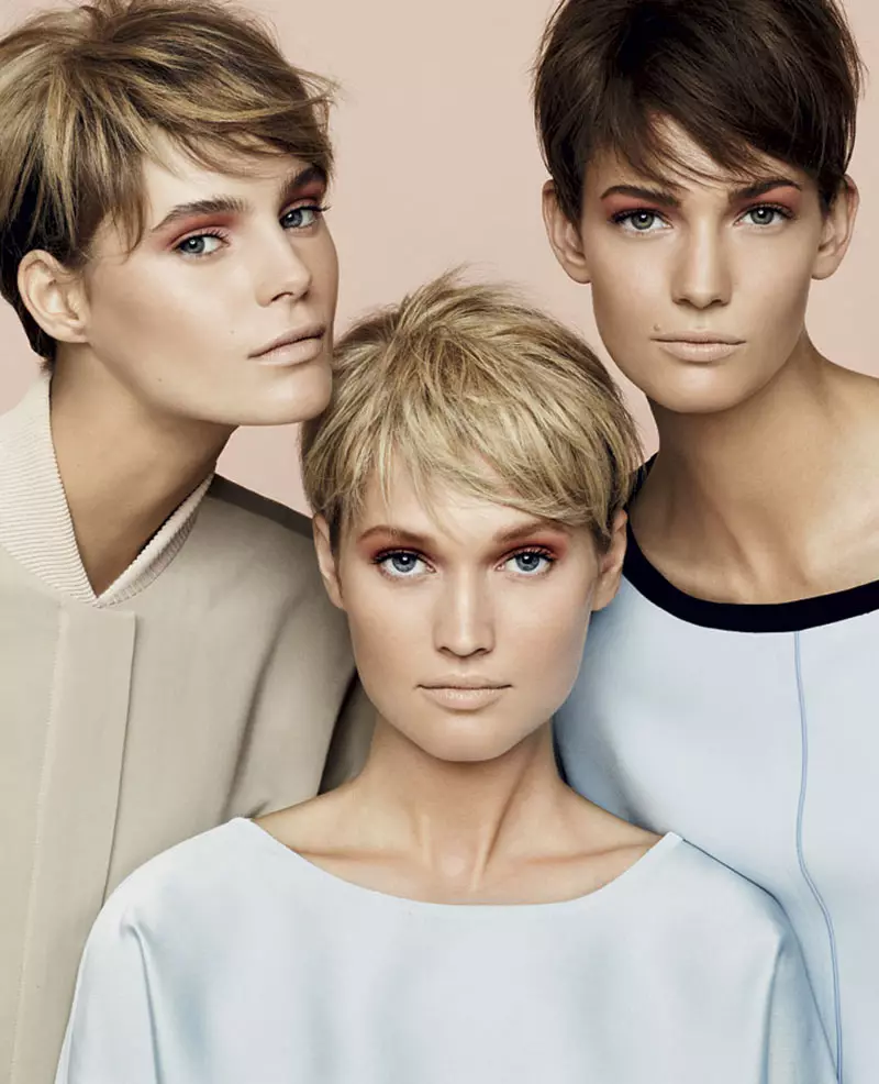 Toni Garrn, Kendra Spears et Juju Ivanyuk sont rétro chic pour la campagne printemps 2013 de Max Mara Studio