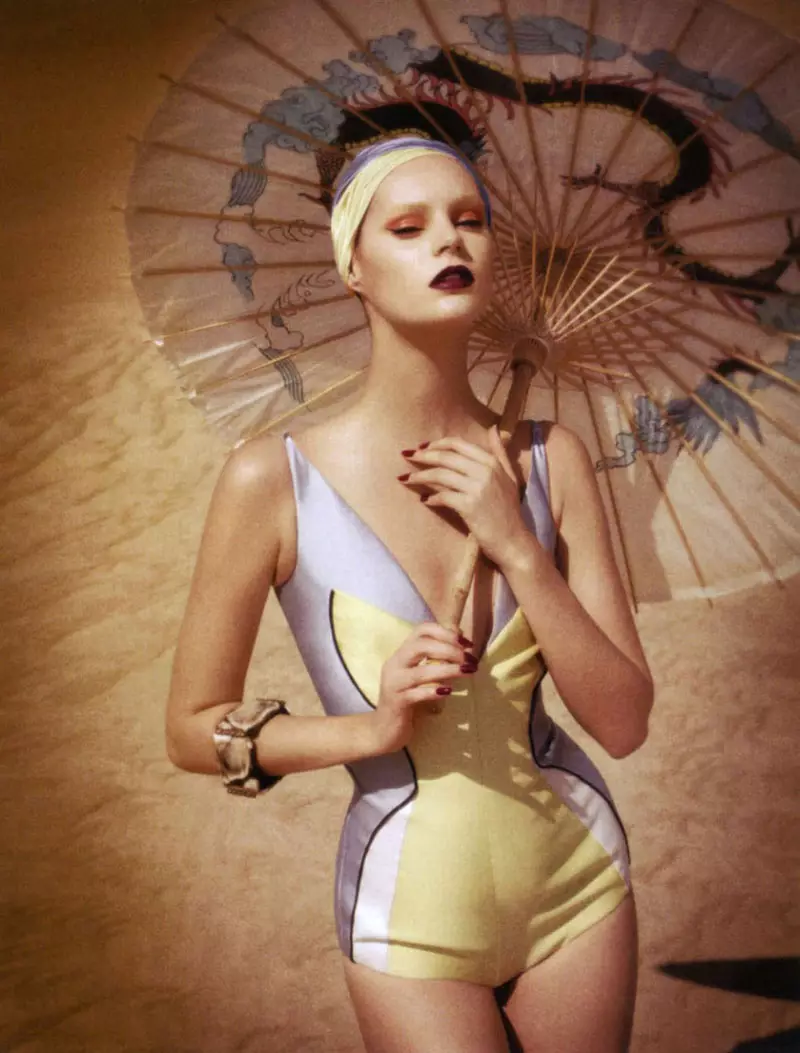 Juju Ivanyuk de Luciana Val & Franco Musso por Vogue Turkey majo 2012