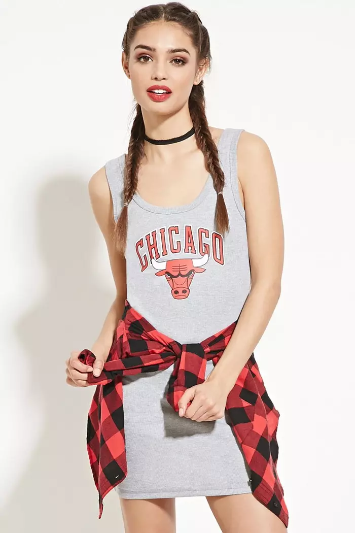 Herheyî 21 Chicago Bulls Bodycon Dress