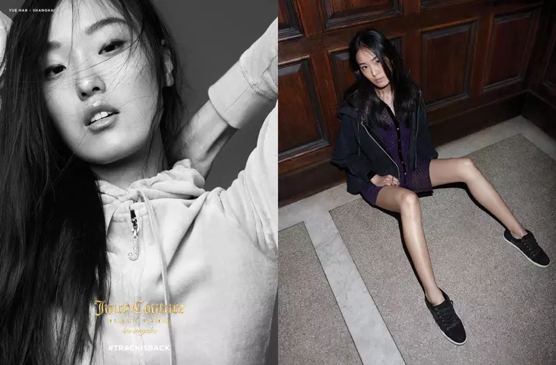 Yue Han მონაწილეობს Juicy Couture-ის 2016 წლის შემოდგომა-ზამთრის კამპანიაში