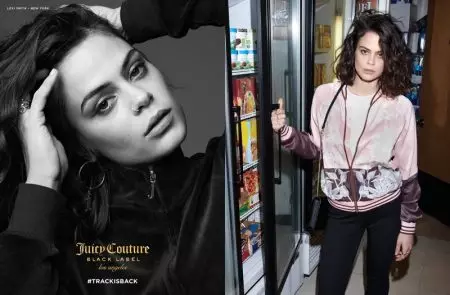 Juicy Couture가 2016 가을 캠페인을 위한 아이코닉한 운동복을 다시 선보입니다.