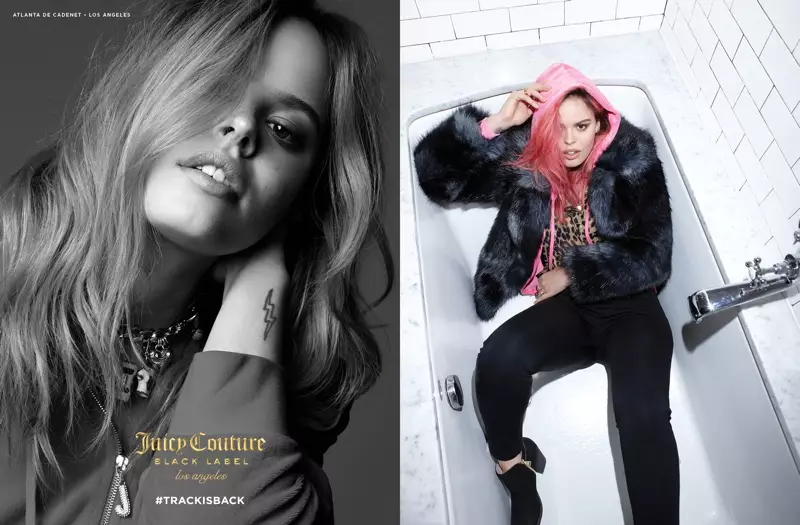Atlanta de Cadenet glumi u kampanji Juicy Couture jesen-zima 2016.