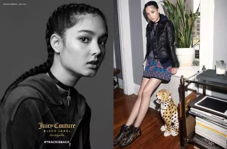 Juicy Couture သည် Fall 2016 Campaign အတွက် Iconic Tracksuit ကို ပြန်လည်ပေးအပ်သည်။