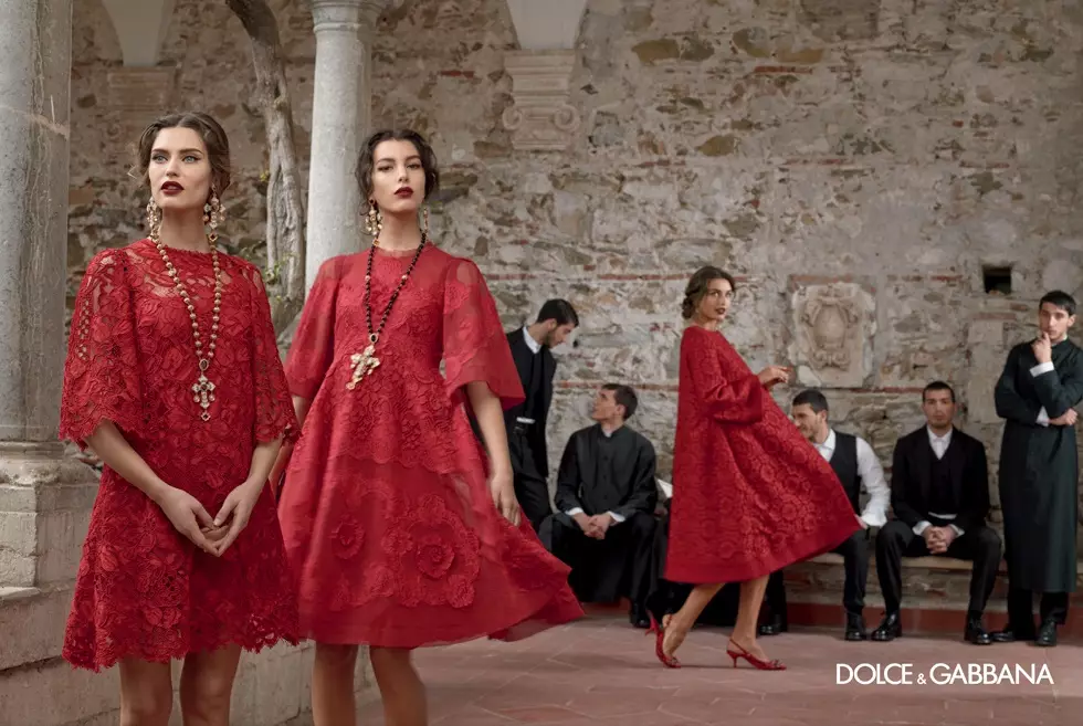 Dolce & Gabbana apresenta drama para campanha de outono de 2013 com Bianca, Monica, Andreea e Kate