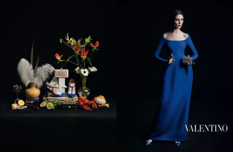 Valentino finder klassisk inspiration til annoncer fra efteråret 2013 af Inez & Vinoodh