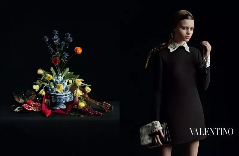 Valentino encuentra inspiración clásica para los anuncios de otoño de 2013 de Inez & Vinoodh