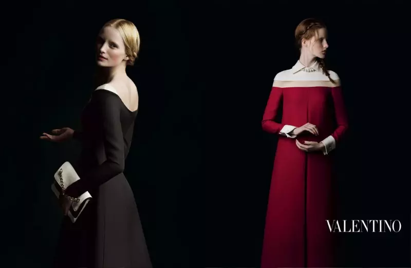 Valentino findet klassische Inspiration für Anzeigen im Herbst 2013 von Inez & Vinoodh