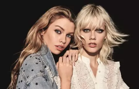 Stella Maxwell i Lottie Moss estan a punt per a la temporada de festes a la campanya de vacances de Topshop