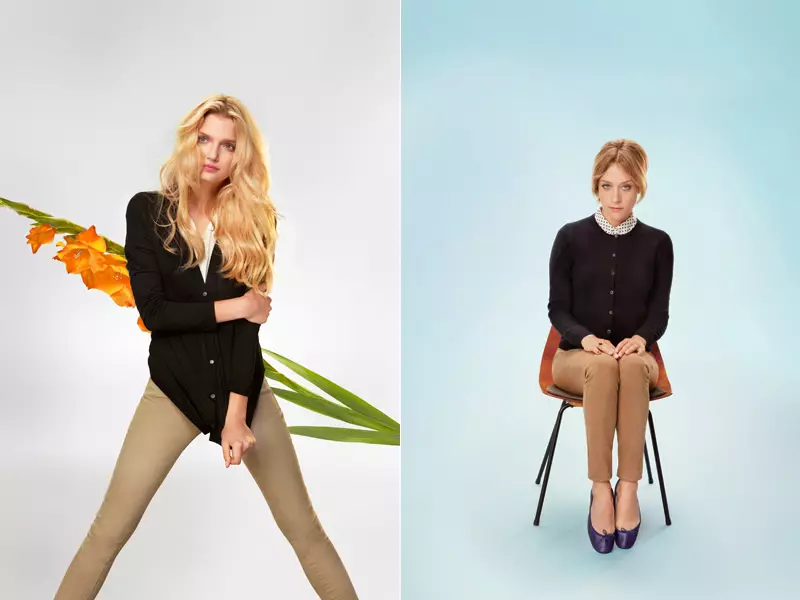 Chloe Sevigny និង Lily Donaldson Front យុទ្ធនាការ Silk & Cashmere របស់ Uniqlo