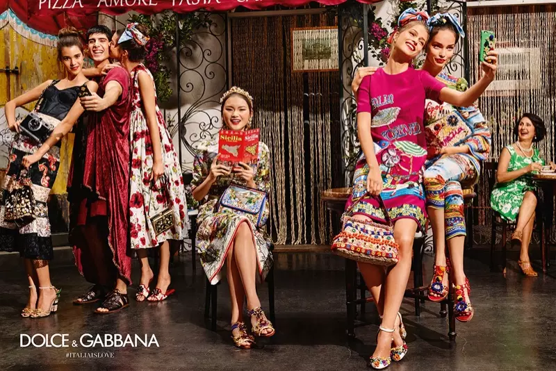Inilabas ng Dolce & Gabbana ang spring 2016 campaign nito