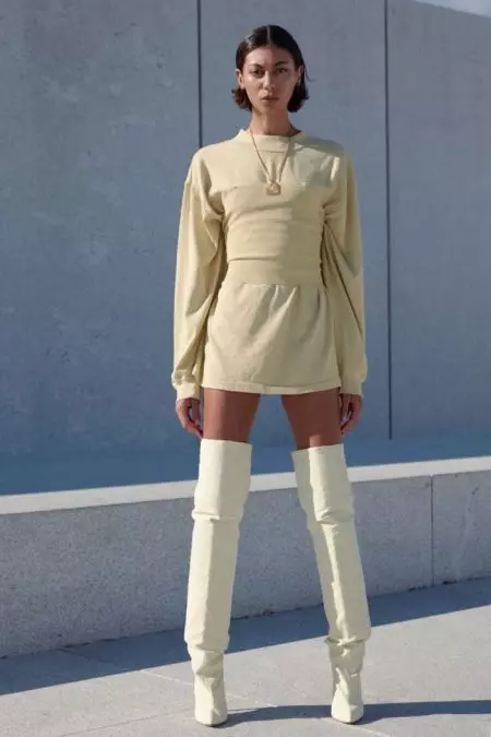 Yeezy Season 4 é tudo sobre silhuetas neutras e Bodycon