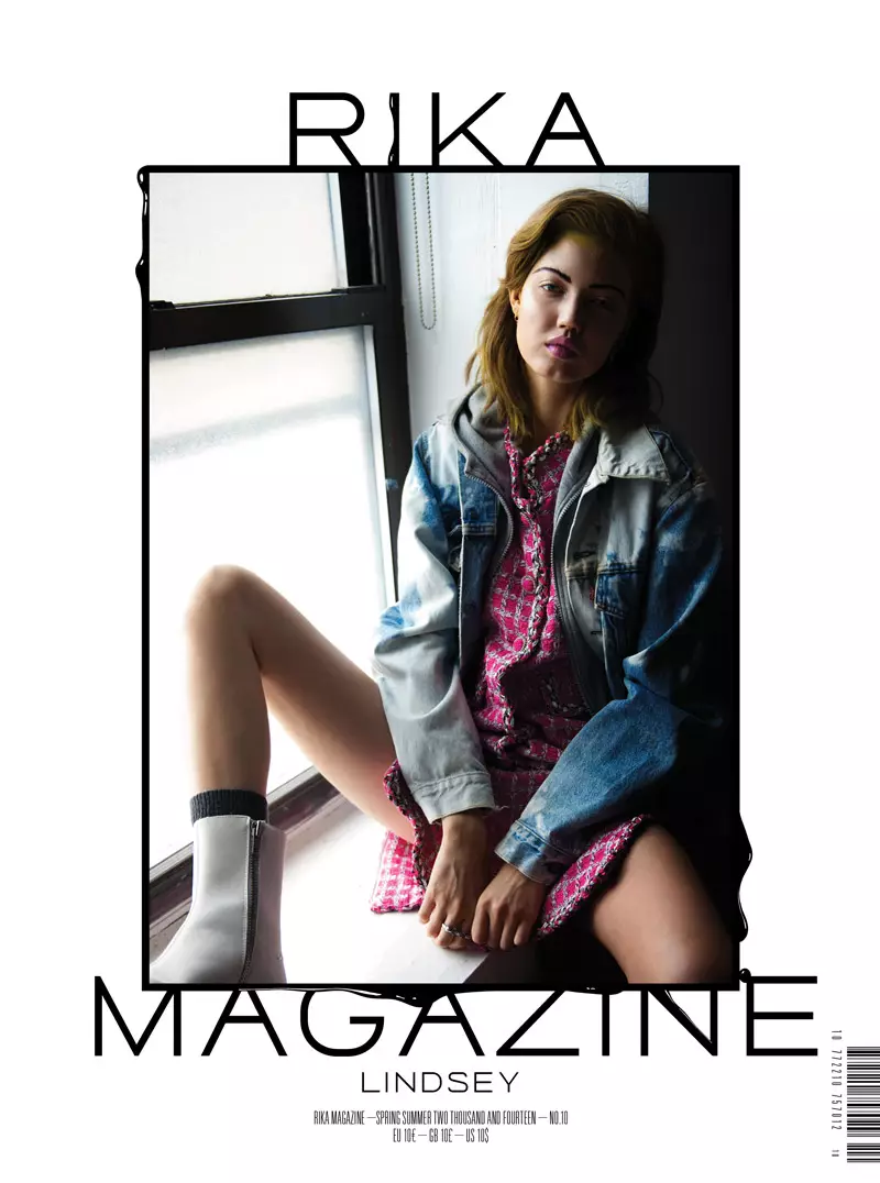 Lindsey Wixson obtient Lounge-y pour RIKA Magazine par Joachim Johnson