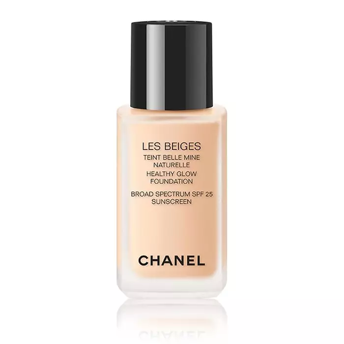 Chanel Les Beiges Healthy Glow Foundation ფართო სპექტრის SPF 25 მზისგან დამცავი