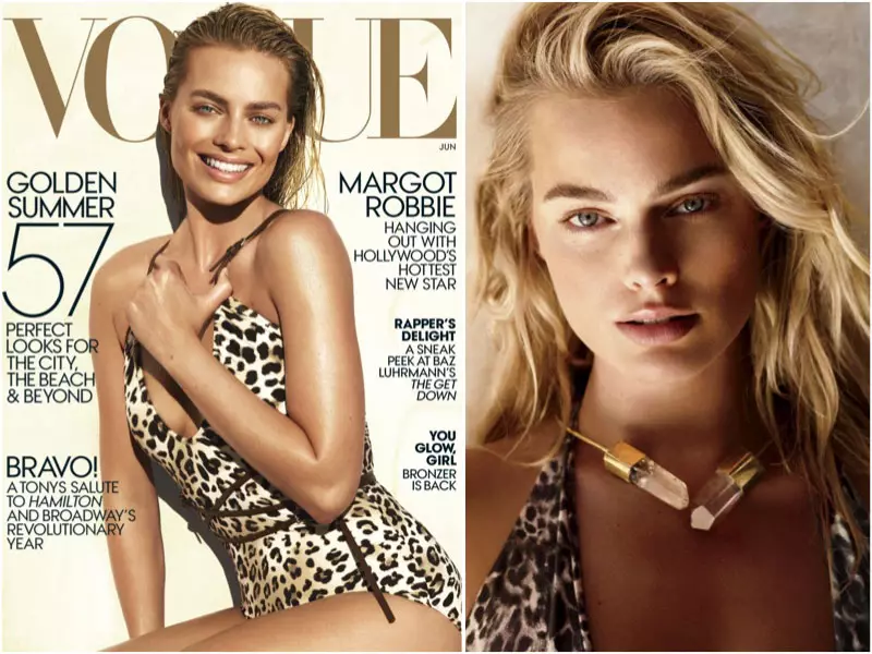 Margot Robbie Vogue Magazine Yuni 2016 Hoton Hoto