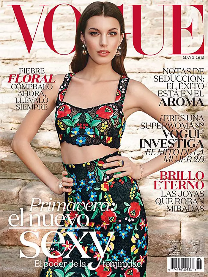 Kate King ລົງແວ່ນ Vogue Mexico ເດືອນພຶດສະພາ 2015 ນຸ່ງເສື້ອ Dolce & Gabbana ຖ່າຍຮູບໂດຍ Martin Lidell