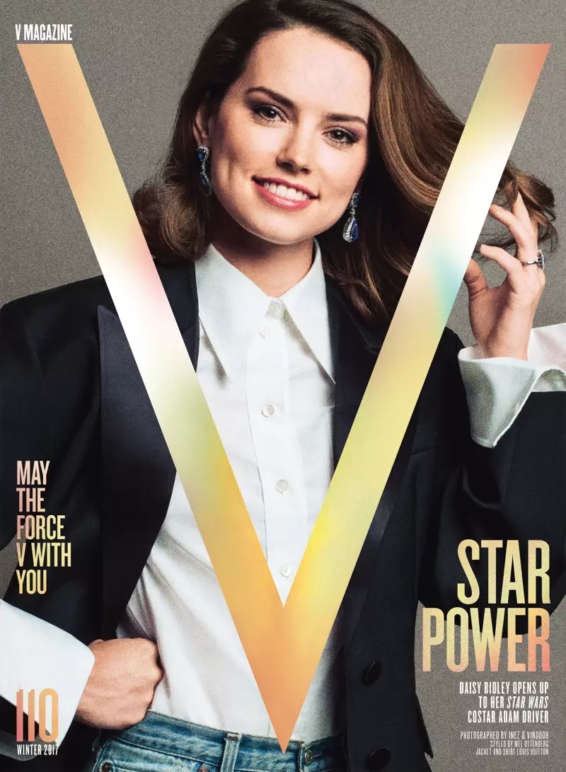 Daisy Ridley az V Magazin 110. számában, 2017. télen