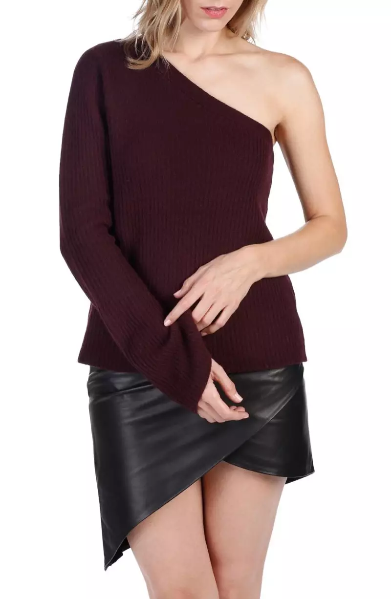 Rosie HW x Paige Hadlee One-Shoulder Sweater $268