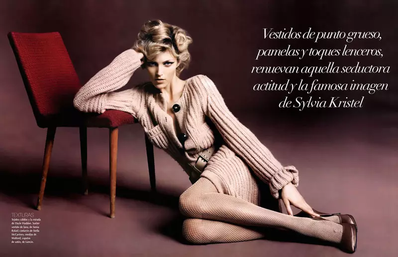 Anja Rubik Vogue Latin Americalle lokakuussa 2010, kirjoittanut Marcin Tyszka