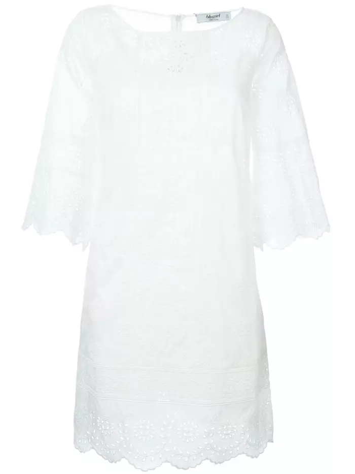Blugirl Broderie Anglaise White Dress