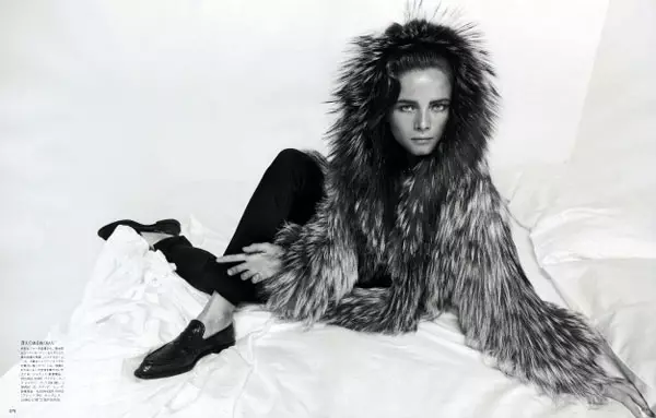 Anna de Rijk oleh Inez & Vinoodh untuk Vogue Nippon November 2010