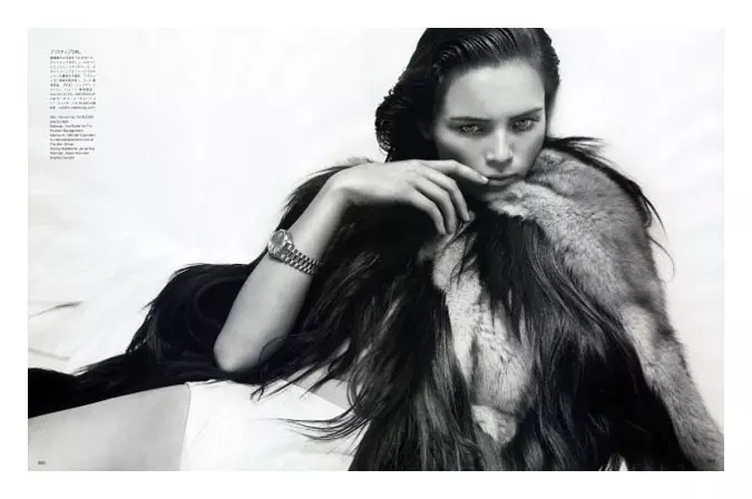 Anna de Rijk av Inez & Vinoodh för Vogue Nippon november 2010