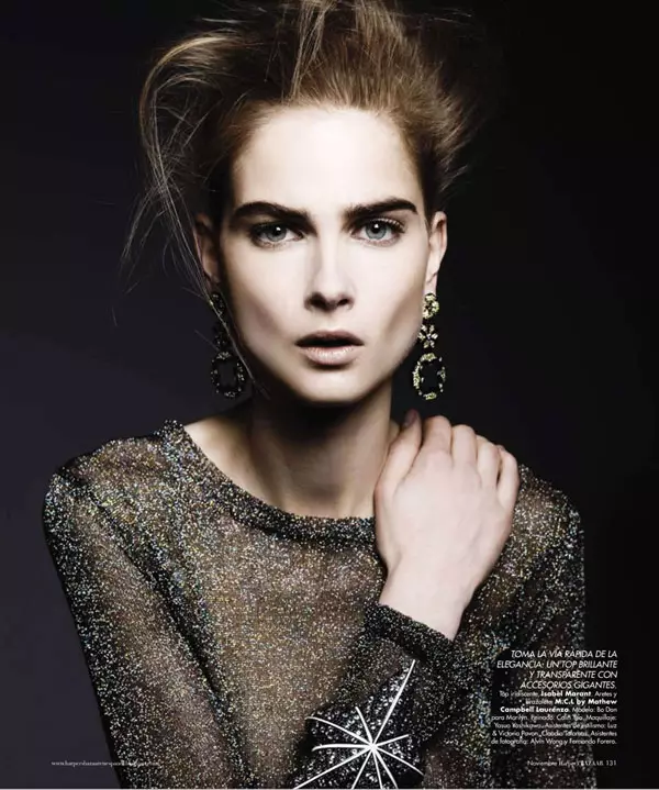 Harper's Bazaar Mexico üçün Alexander Neumann tərəfindən Bo Don, Noyabr 2010