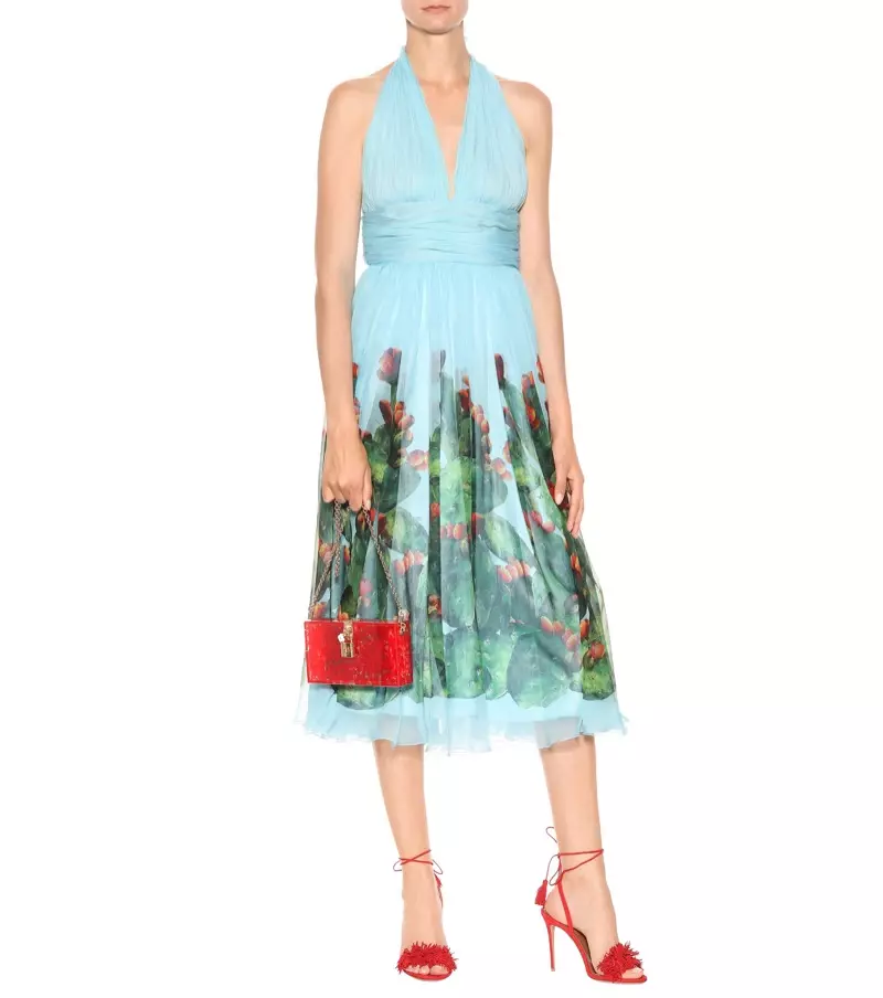 Dolce & Gabbana Printed Silk Dress $3,995