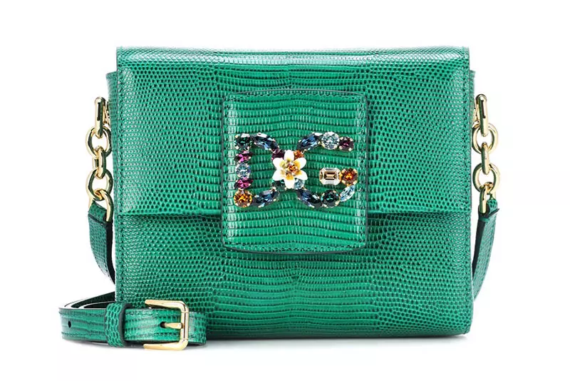 Dolce & Gabbana DG Millennials Bag Ysgwydd Lledr Mini $1,195