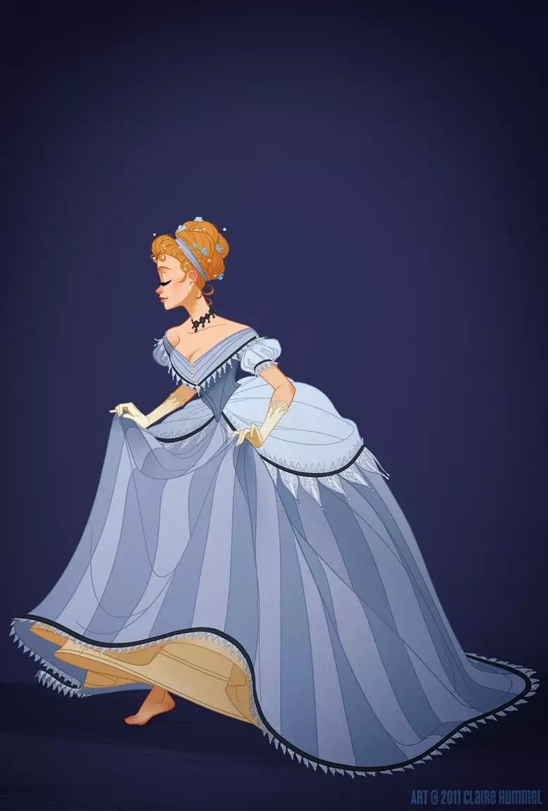 Cinderella (pertengahan 1800-an). Foto: Claire Hummel