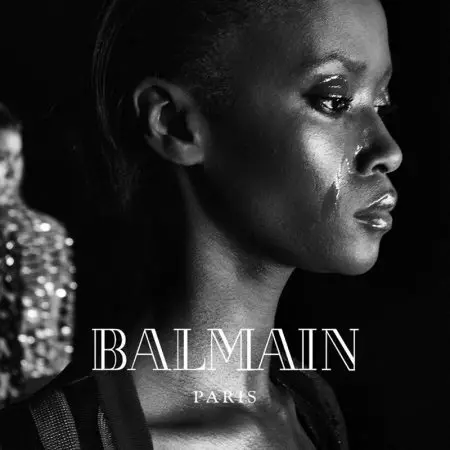 金·卡戴珊 (Kim Kardashian) 领导 Balmain 的 Moody 2016 秋季广告大片