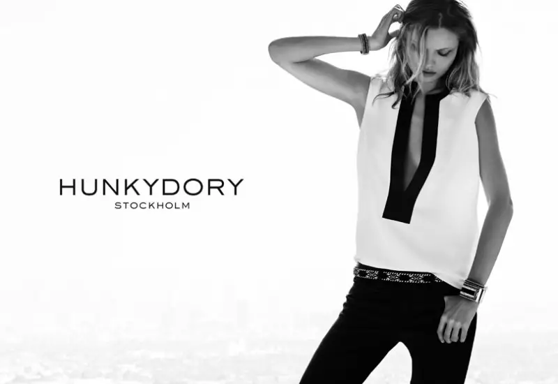 Magdalena Frackoviak fronts Hunkydory bahor 2014 e'lonlari tomonidan Markus Ohlsson