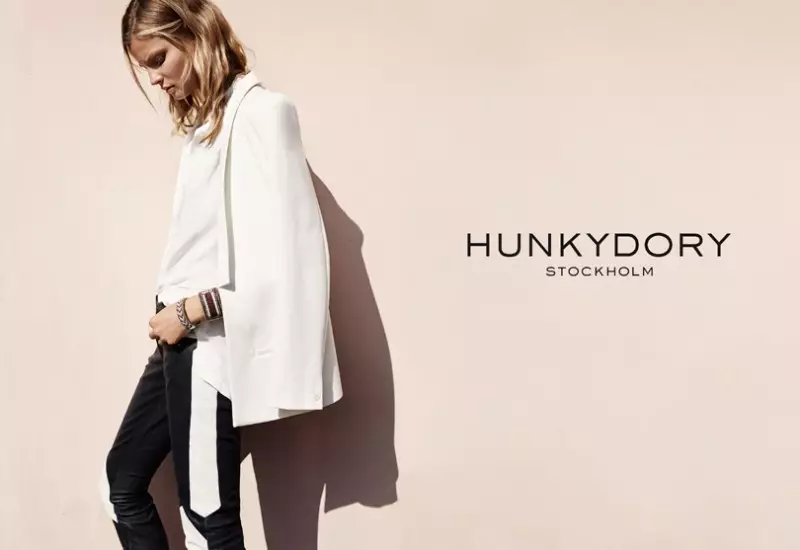 Magdalena Frackowiak Fronts Hunkydory Spring 2014 Ads by Marcus Ohlsson