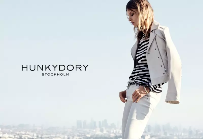 Magdalena Frackowiak Fronts Hunkydory אביב 2014 מודעות מאת מרקוס אוהלסון